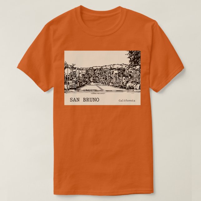 Camiseta San California TShirt 1 (Frente do Design)