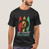 San Clemente Beach California Retro Surfing
