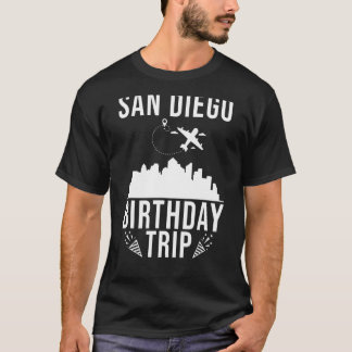Camiseta San Diego Birthday San Diego Aniversário Trip