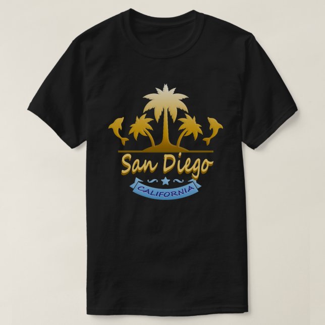 Camiseta San Diego, CA (Frente do Design)