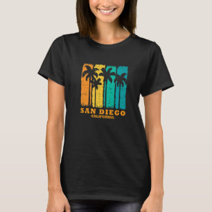 Camiseta San Diego CA Califórnia retrô vintage surfista eua