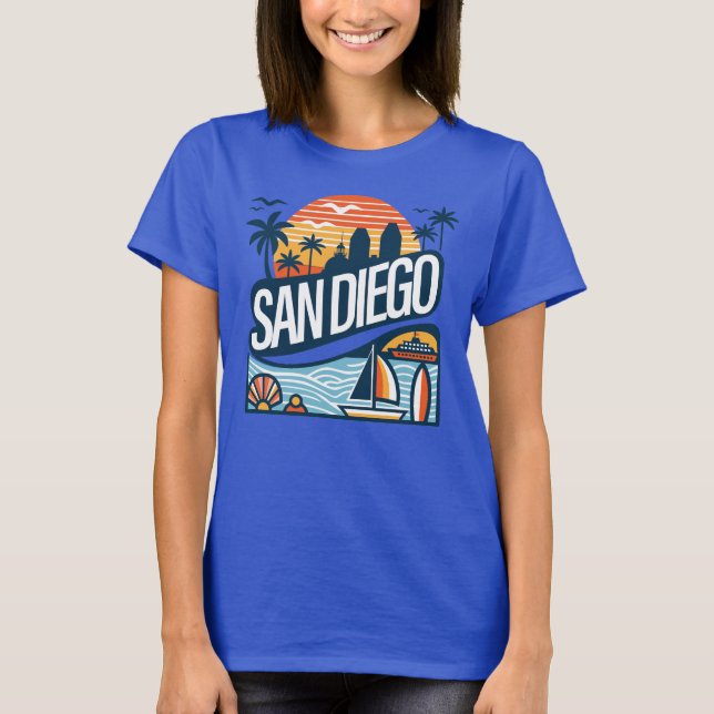 Camiseta San Diego California (Frente)