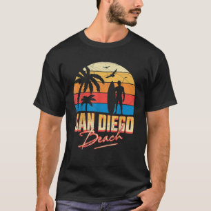 Camiseta San Diego California Beach Surfing Surf Summer Vac