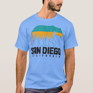 Camiseta San Diego California Bear Grizzly Orgulho ao ar li