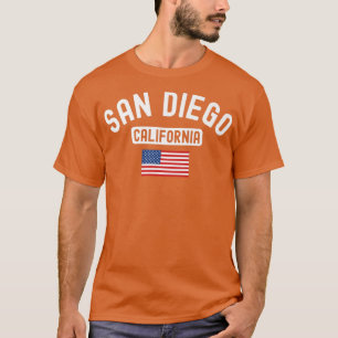Camiseta San Diego California Flag USA Vintage Cali Bear Sa