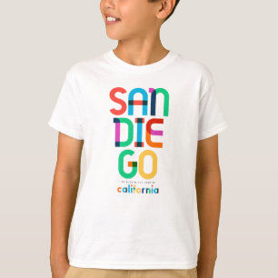Camiseta San Diego California Meio século, Pop Art,