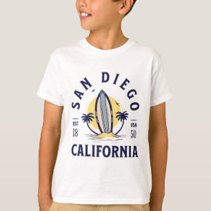 Camiseta San Diego Califórnia Praia Surf Verão Férias Vi