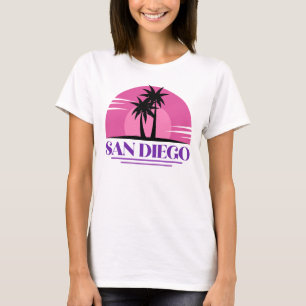 Camiseta San Diego California Retro Suspensão
