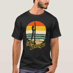 Camiseta San Diego California Vintage 70s Retro Sunset Surf