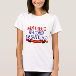 Camiseta San Diego dá boas-vindas a USS San Diego