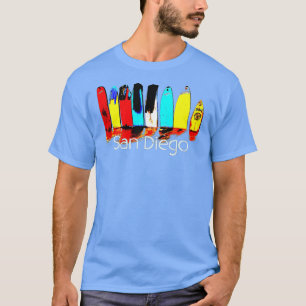 Camiseta San Diego Retro Surfboards Men, Women, Kids