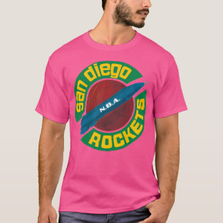 Camiseta San Diego Rockets Vintage Nba Logotipo de basquete