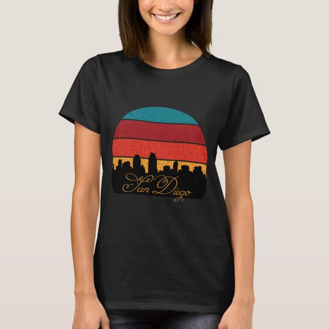 Camiseta San Diego, SIlhouette (Frente)