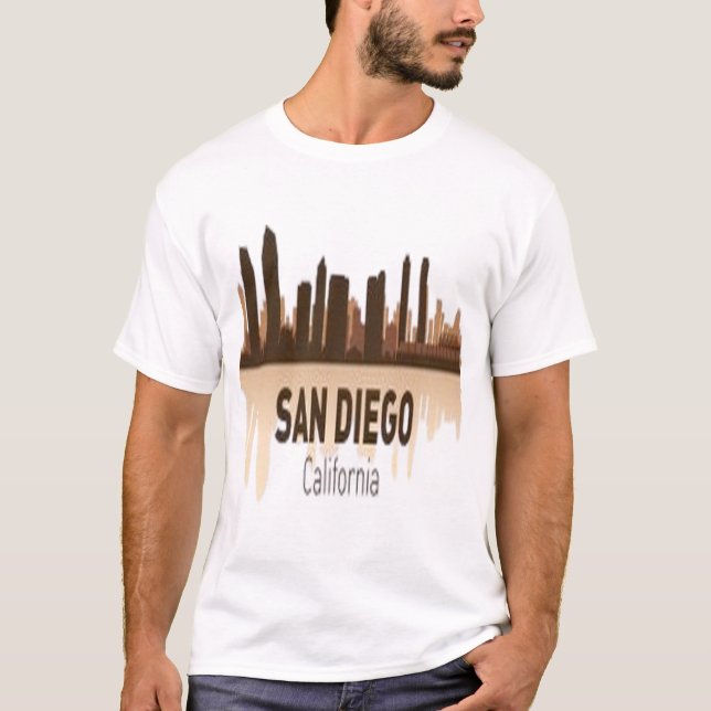Camiseta San Diego Skyline (Frente)