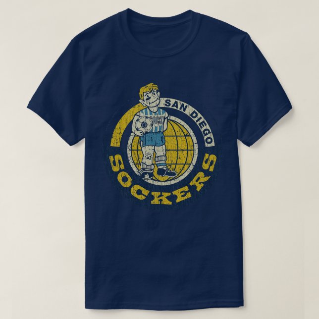 Camiseta San Diego Sockers 1980 (Frente do Design)
