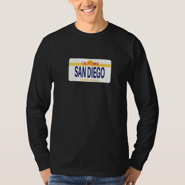 Camiseta San Diego Southern California Cali CA Home Licença (Frente)