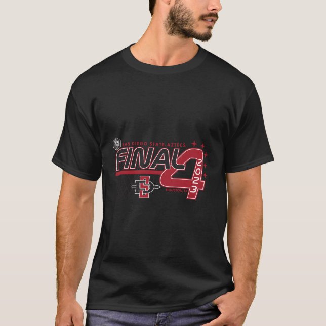 Camiseta San Diego State Aztecs Final Quatro 2023 Basquete (Frente)