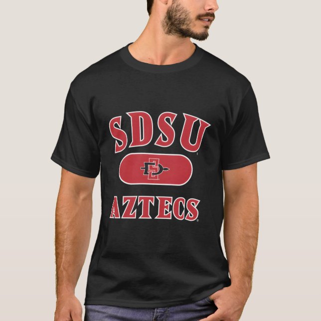 Camiseta San Diego State Aztecs Varsity Black (Frente)