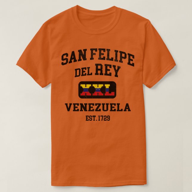 Camiseta San Felipe del Rey Venezuela XXL design Athletic (Frente do Design)