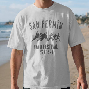 Camiseta San Fermin Pamplona Espanha Corrida dos Touros