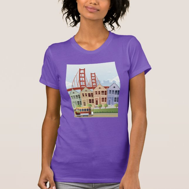Camiseta San Francisco | as senhoras pintadas (Frente)