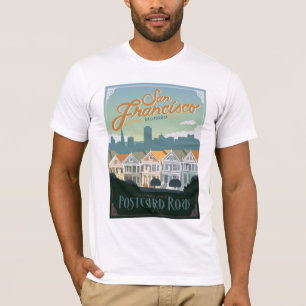 Camiseta San Francisco, CA - Carteira Postal