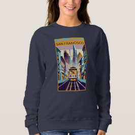 Camiseta San Francisco Califórnia Art Deco
