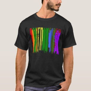 Camiseta San Francisco California LGBTQ Orgulho gay Rainbow