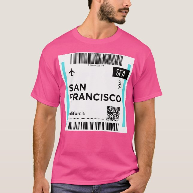 Camiseta San Francisco California Usa Joseboard Pass (Frente)