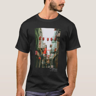 Camiseta San Francisco Chinatown Streetwear Tendência Estét