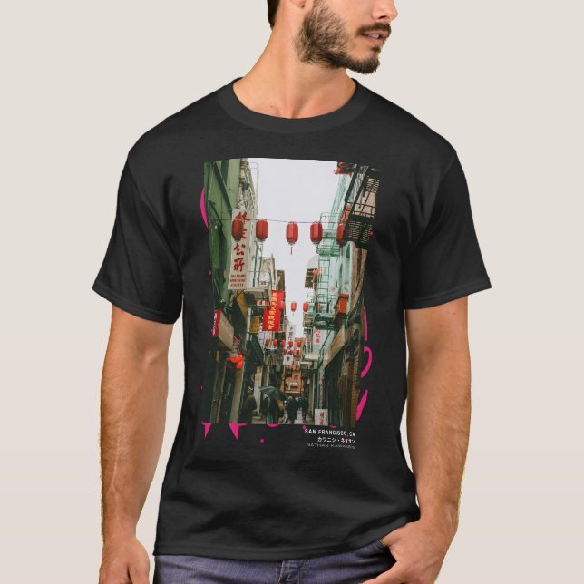 Camiseta San Francisco Chinatown Streetwear Tendência Estét (Frente)