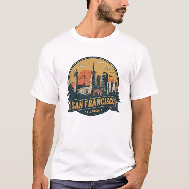 Camiseta San Francisco City California USA (Frente)