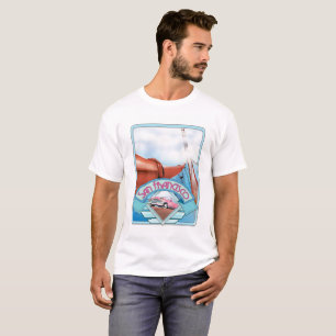 Camiseta San Francisco, EUA, cartaz de viagem