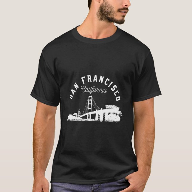 Camiseta San Francisco Gold Gate Bridge (Frente)