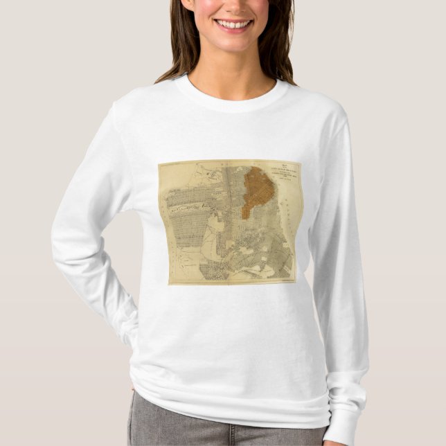 Camiseta San Francisco queimou a área, 1906 (Frente)