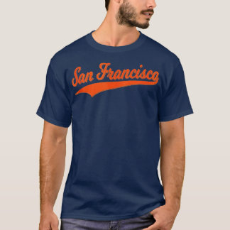 CAMISETA SAN FRANCISCO SF VARSITY SCRIPT VINTAGE ESPORTES J