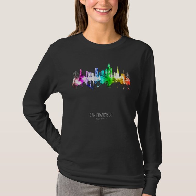 Camiseta San Francisco Skyline Skyscrapers (Frente)