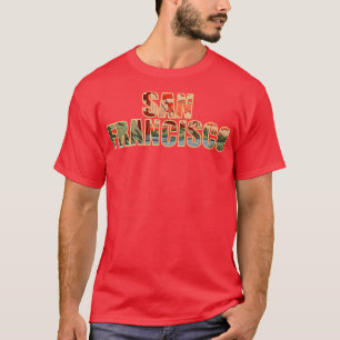 Camiseta San Francisco Typografia Art TSirt