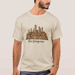 Camiseta San Gimignano Itália Toscana Viagem