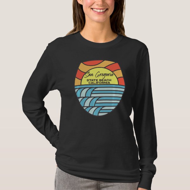 Camiseta San Gregorio State Beach California Ca Beach Suns (Frente)