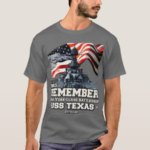 Camiseta San Jacinto USA TEXAS US BB35 Battleship