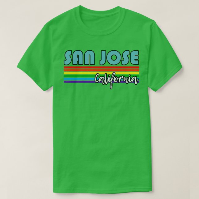 Camiseta San Jose California Pride San Jose LGBT Gift LGBT (Frente do Design)