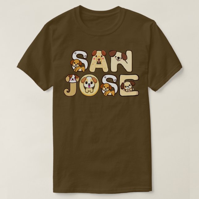 Camiseta San Jose Dog 1 (Frente do Design)
