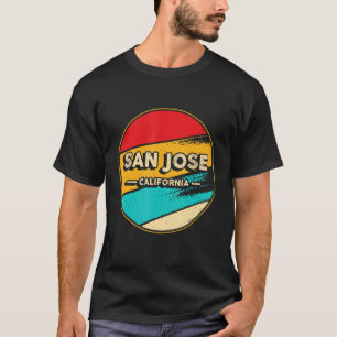 Camiseta San Jose Retro Vintage Sunset Estados Unidos San J