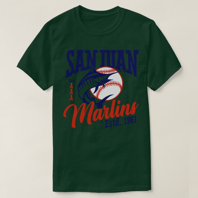 Camiseta San Juan Marlins (Frente do Design)