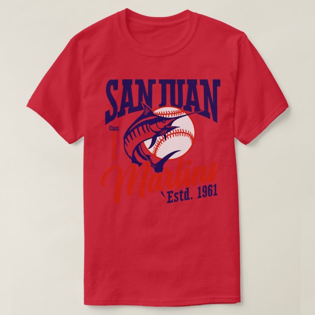 Camiseta San Juan Marlins (Frente do Design)