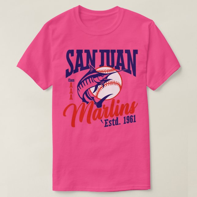 Camiseta San Juan Marlins (Frente do Design)