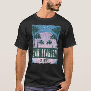 Camiseta San Leandro California CA Vintage Vaporwave Retro