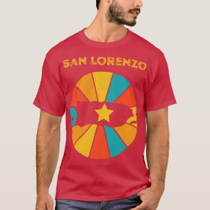Camiseta San Lorenzo Porto Rico Vintage angustiou Souveni