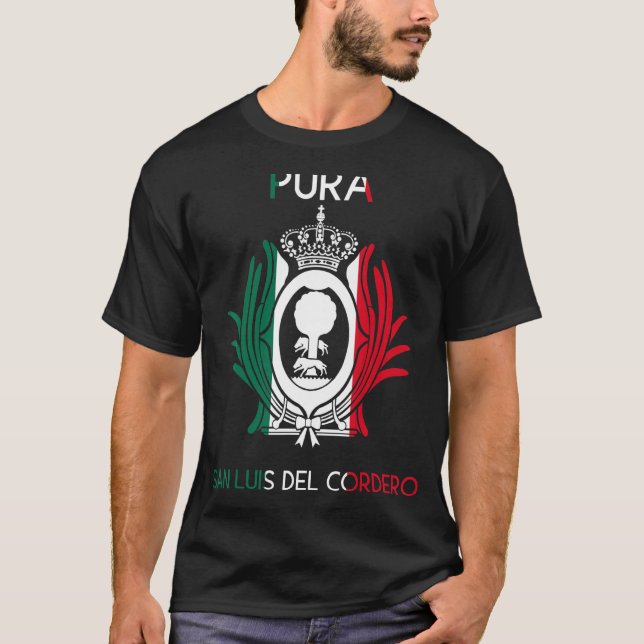 Camiseta San Luis Del Cordero Durango Estado México Escudo (Frente)